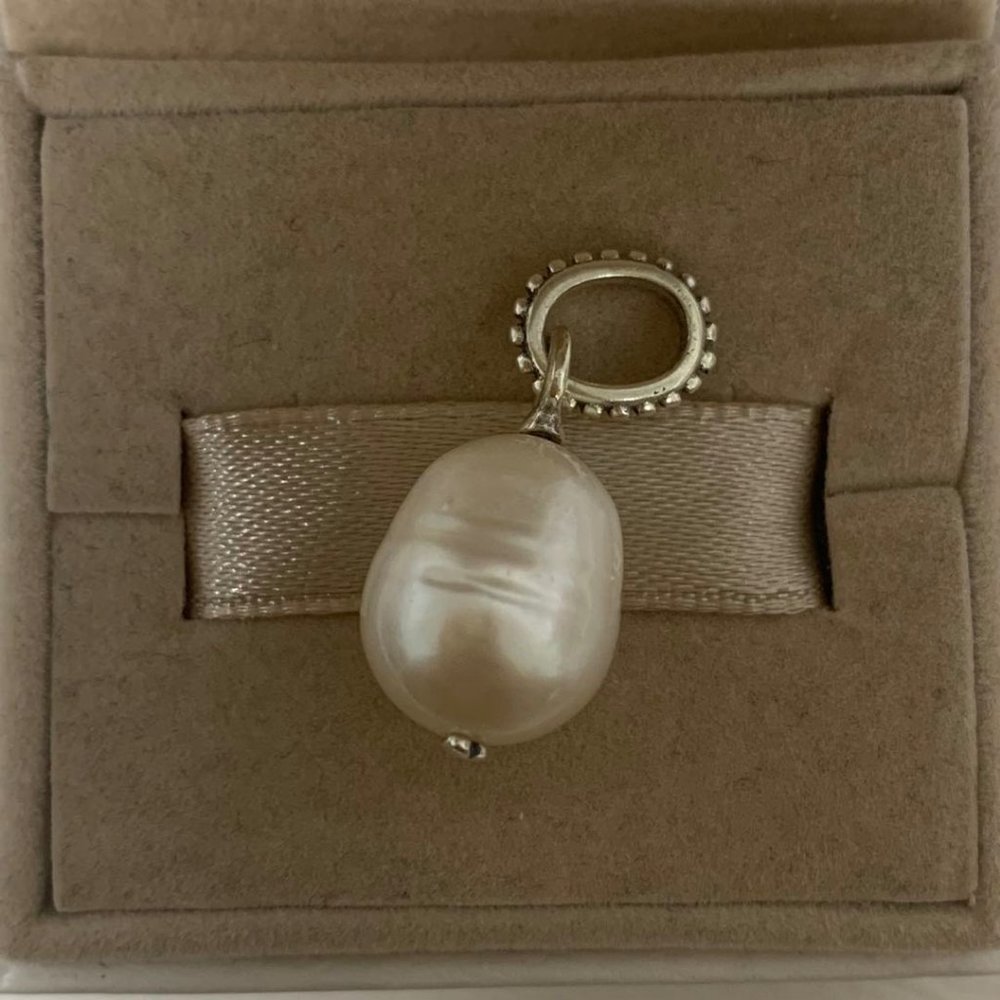 Pandora Freshwater Cultured Baroque Pearl Pendant